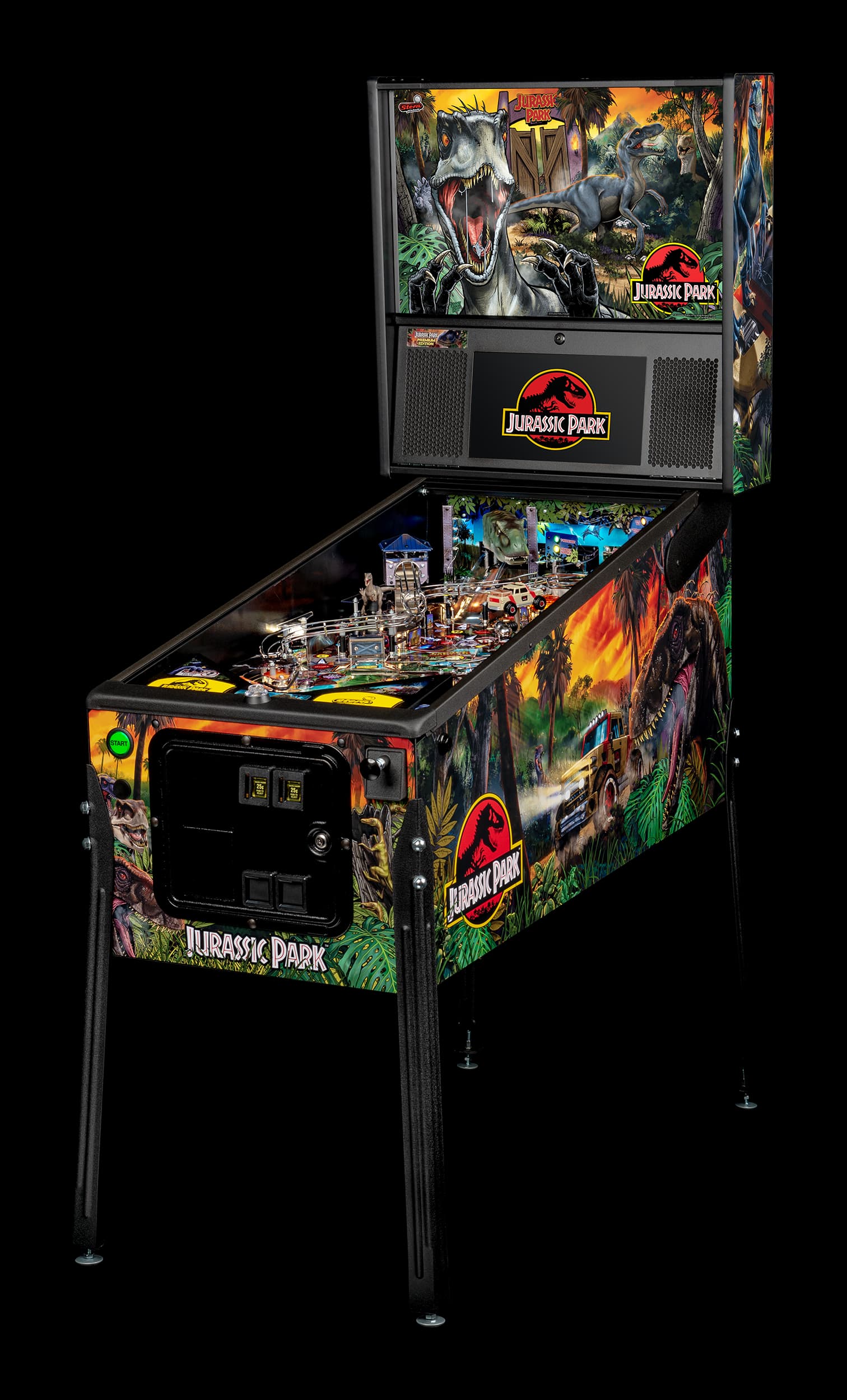 Left Facing Jurassic Park Premium pinball.