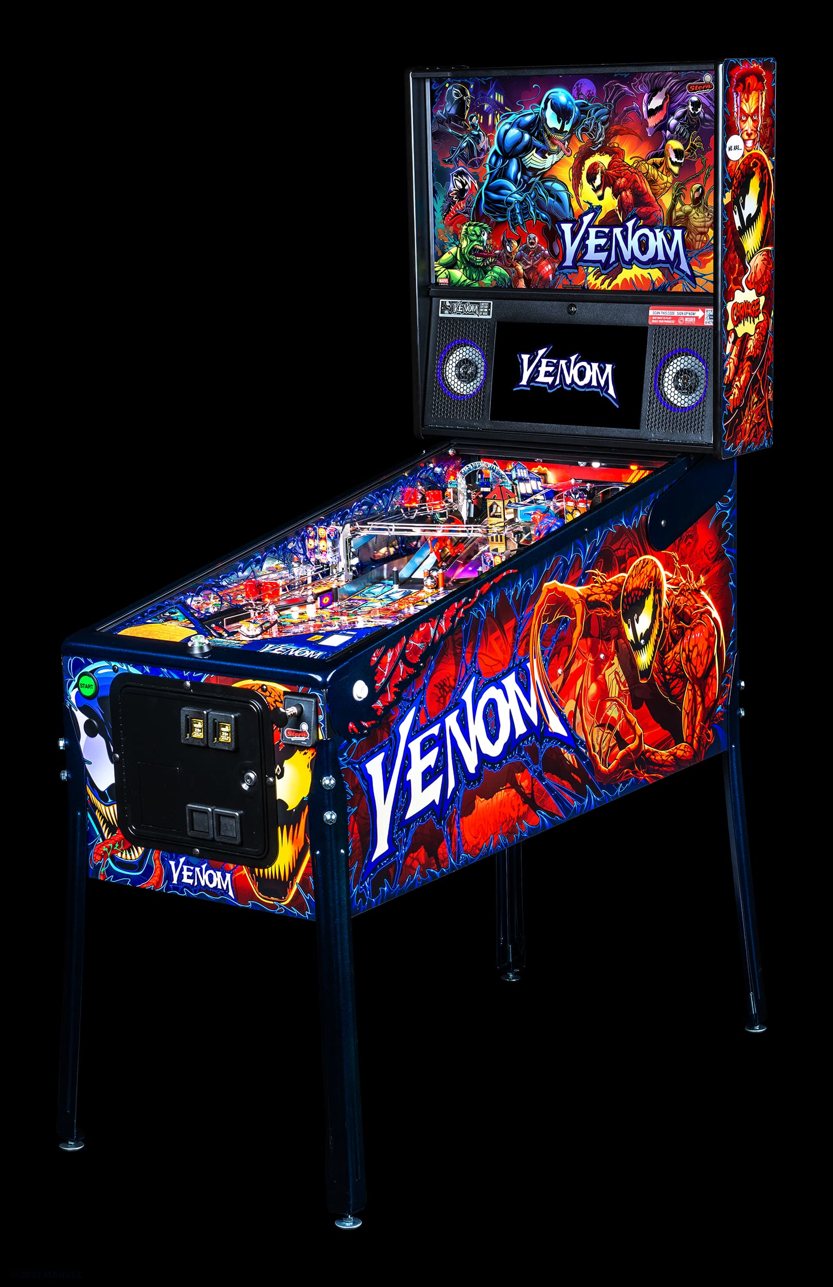 Venom Limited Edition left facing cabinet.