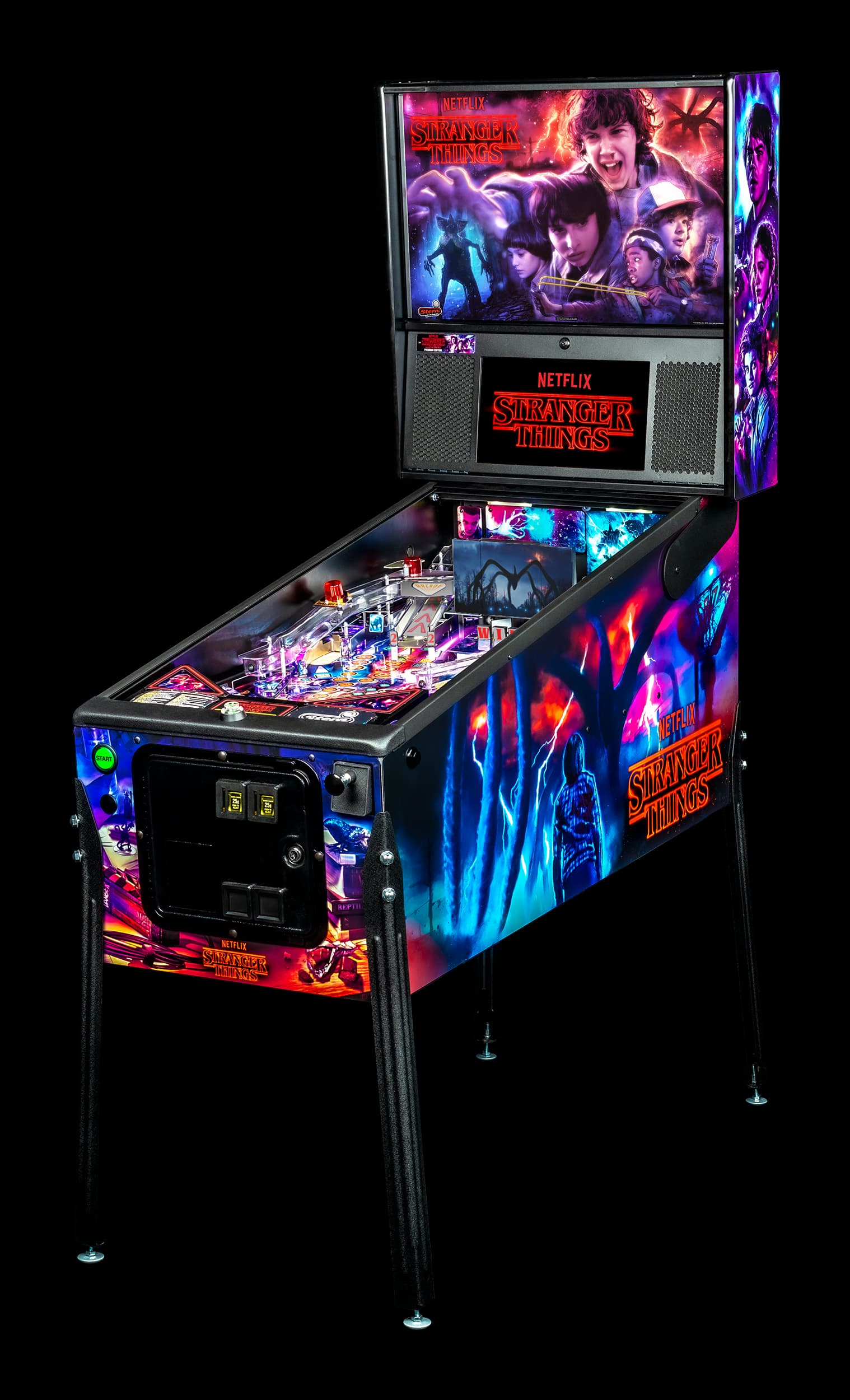 Left Facing Stranger Things Premium pinball.