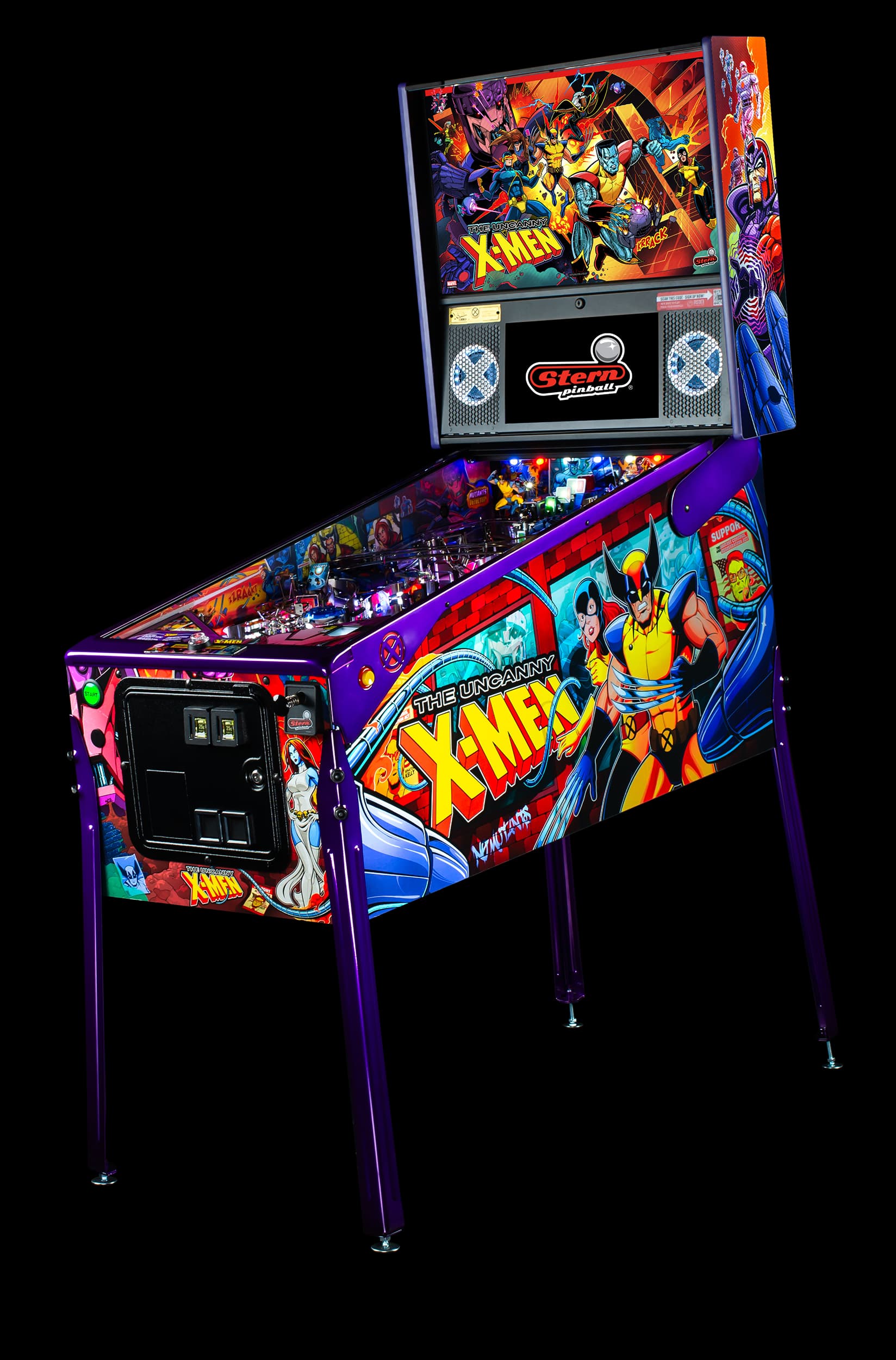Left Facing The Uncanny X-Men Limited Edition pinball.